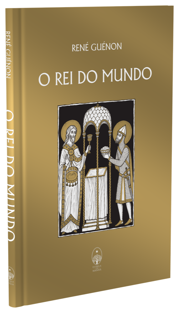 O Rei do Mundo, de René Guénon, edição em capa dura dourada